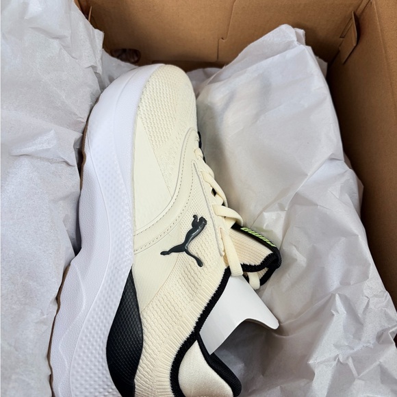 Puma Softride Mayve Women's Warm White/Black Sneakers - Picture 2 of 7